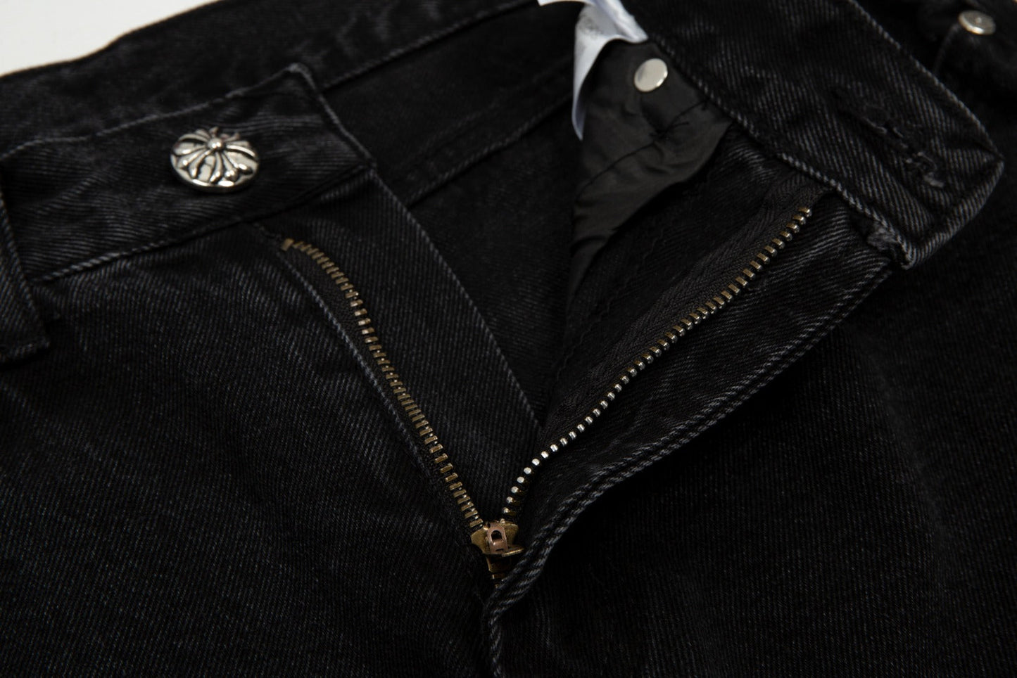 CHROME Hearts Cross Patch Jorts Shorts - Black Unisex Streetwear Limited Edition