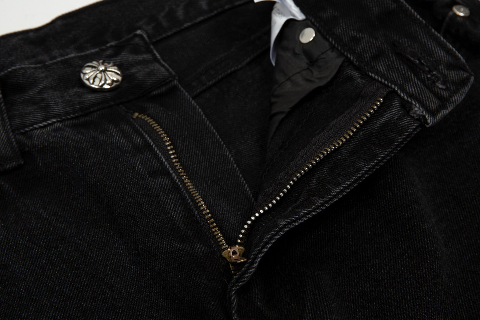 CHROME Hearts Cross Patch Jorts Shorts - Black Unisex Streetwear Limited Edition