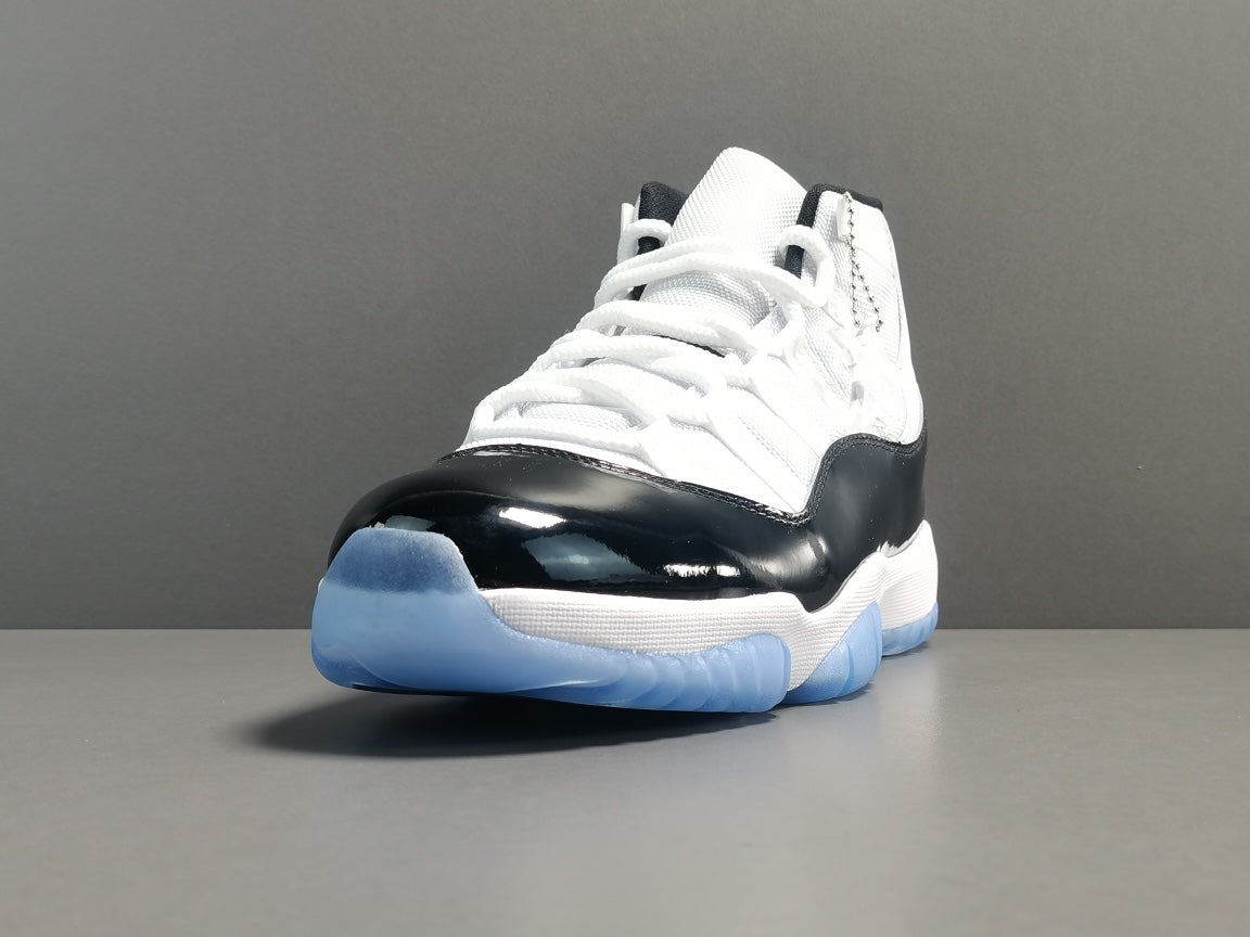JORDAN 11 - Concord Sneakers - Black Unisex Streetwear Limited Edition