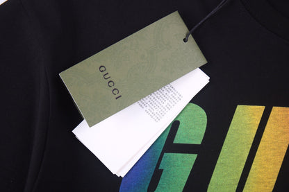 Camiseta Gucci Rainbow Lightning (Negra)