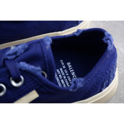 BALENCIAGA Paris Mid Vulc Destr - Sneakers - Blue Unisex Streetwear Limited Edition - Introducing the BALENCIAGA Paris Mid Vulc Destr x Blue, a bold and edgy addition to