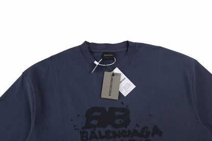 Camiseta Balenciaga con estampado de París