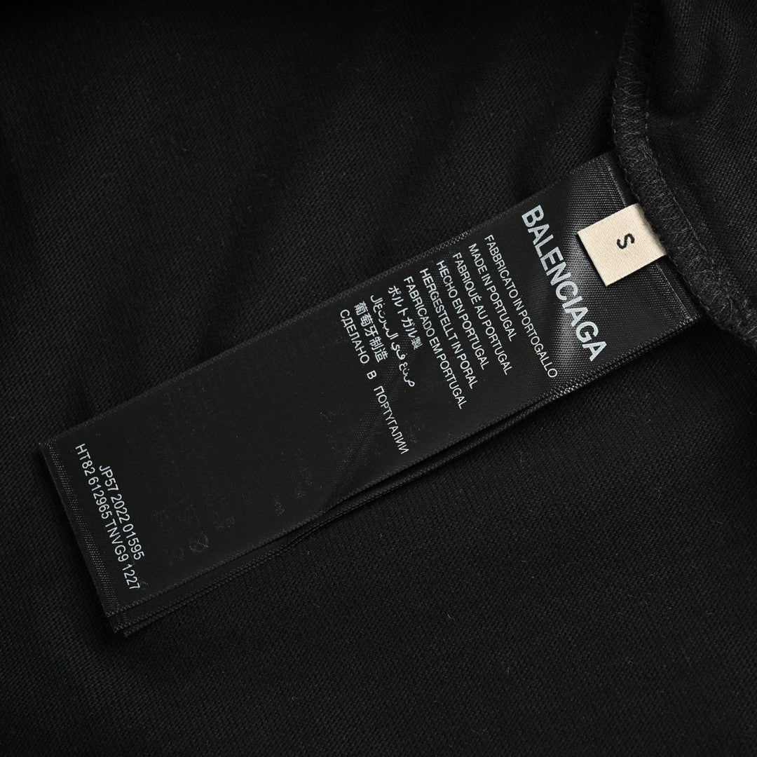 Camiseta Balenciaga - Estampado de código de barras