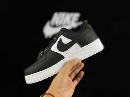 NIKE Air Force 1 'black Buckle' Unisex Streetwear Limited Edition - **Nike Air Force 1 'Black Buckle'** The Nike Air Force 1 'Black Buckle' is a