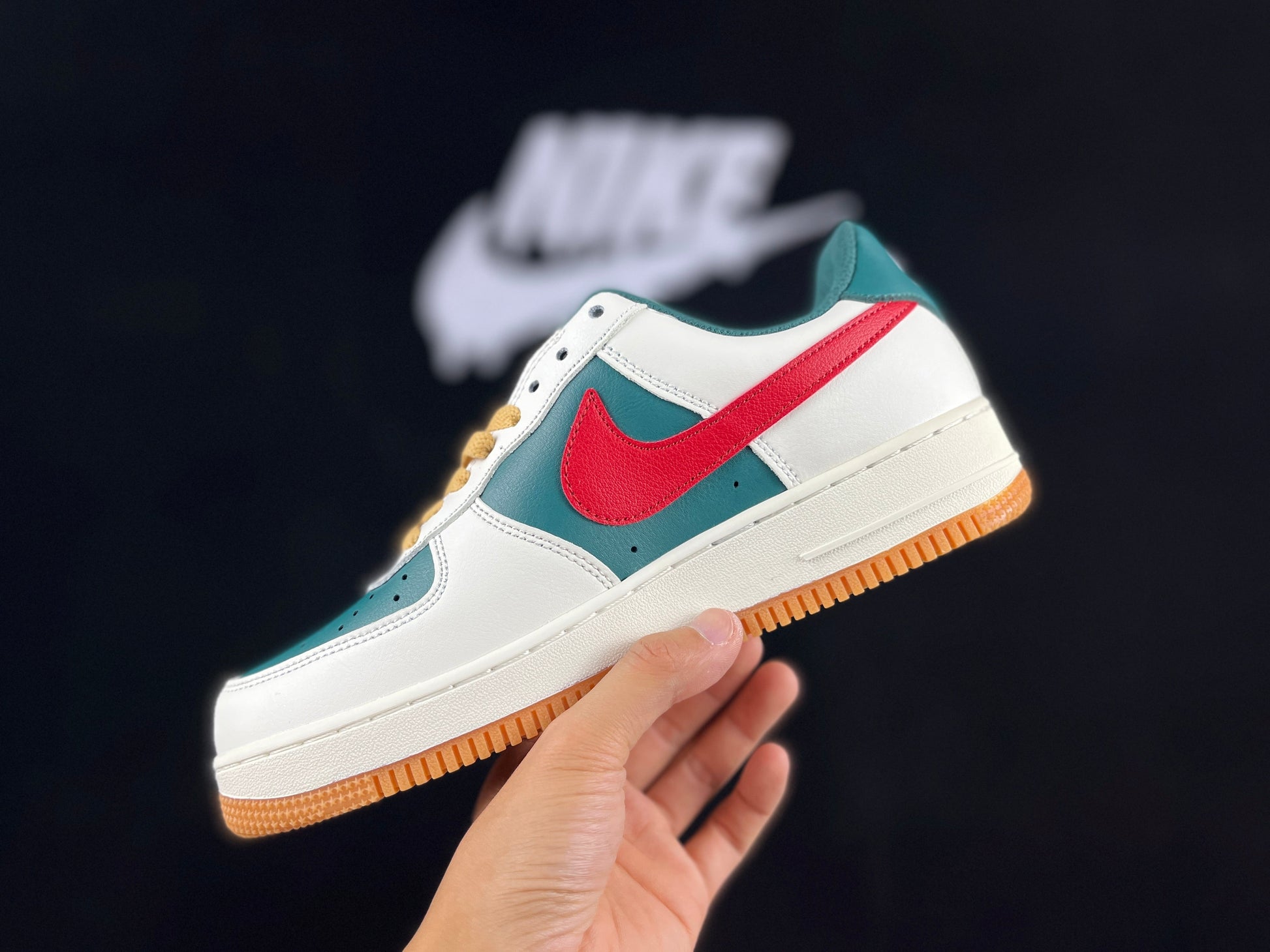 NIKE Air Force 1 Low - Red Unisex Streetwear Limited Edition - **Nike Air Force 1 Low** The Nike Air Force 1 Low is a timeless classic