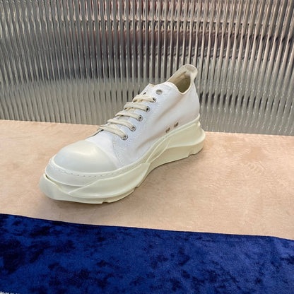 Rick Owens Low-top Sneakers - All - White Unisex Streetwear Limited Edition - ### Rick Owens Low-Top Sneakers - All White Introducing the Rick Owens Low-Top Sneakers in