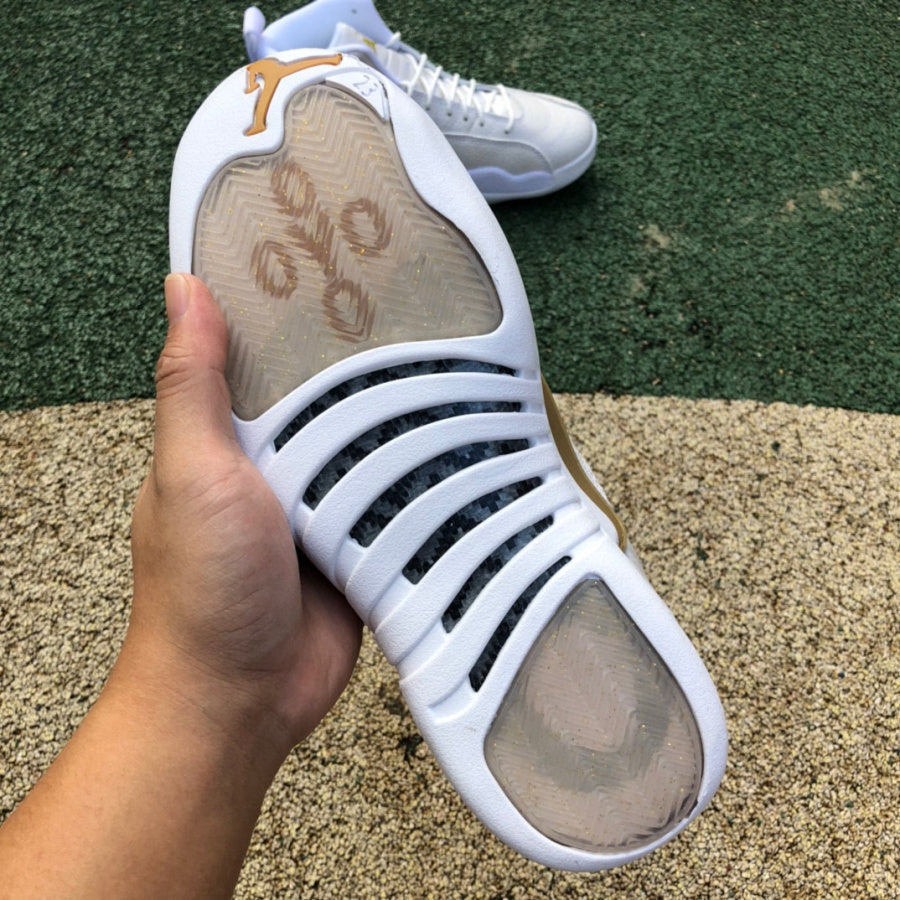 Jordan 12 Ovo - White Unisex Streetwear Limited Edition - Introducing the Air Jordan 12 Retro 'Royalty' edition, a luxurious take on a classic silhouette.