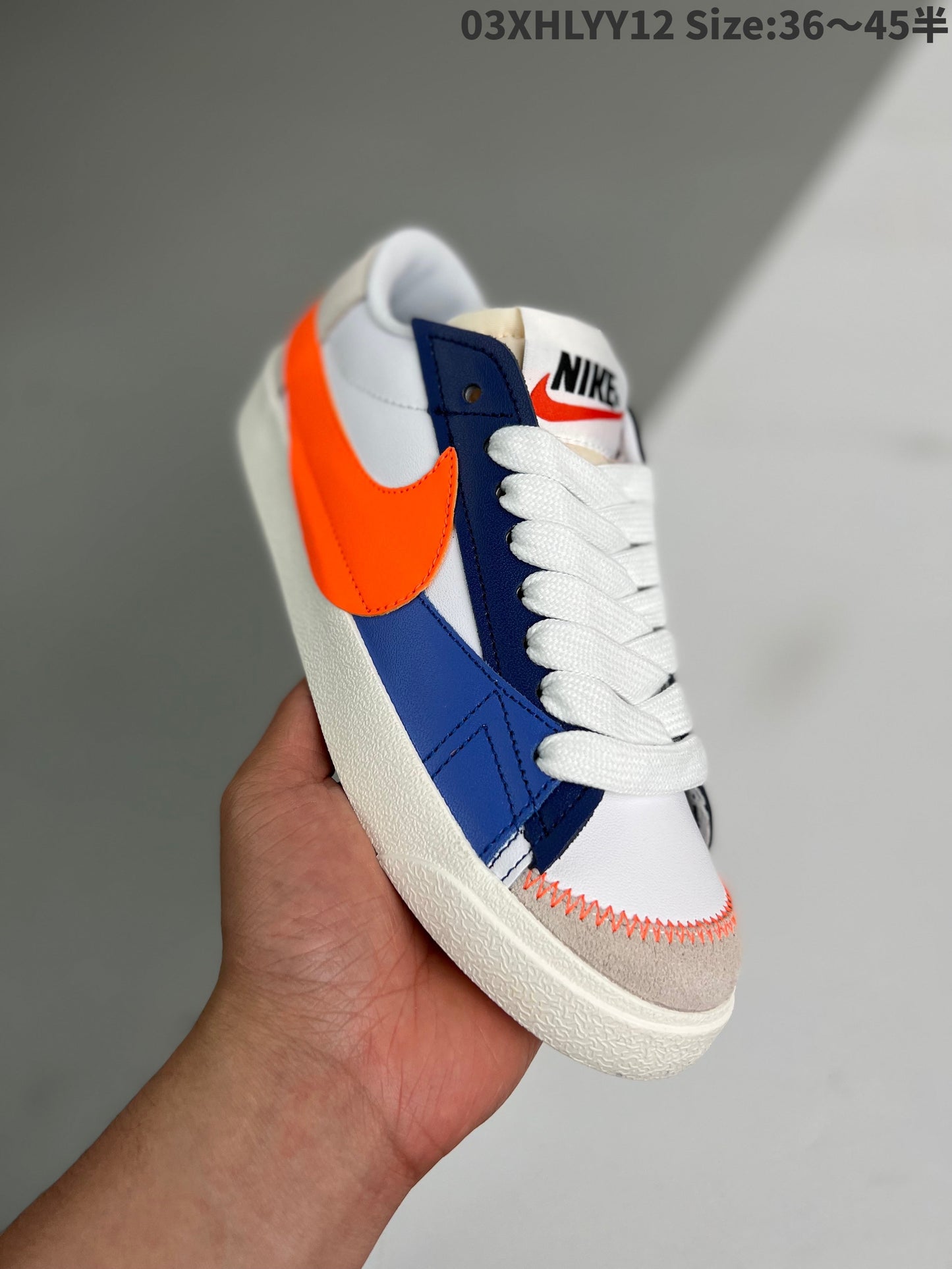 Nike Blazer Low'1977 Jumbo Unisex Streetwear Limited Edition - The Nike Blazer Low '1977 Jumbo reimagines the classic silhouette with bold, oversized design elements