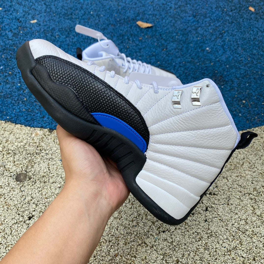Jordan 12 Retro 'game Royal' Sneakers - Black Unisex Streetwear Limited Edition - **Product Description: Air Jordan 12 Retro 'Game Royal'** The Air Jordan 12 Retro 'Game Royal'