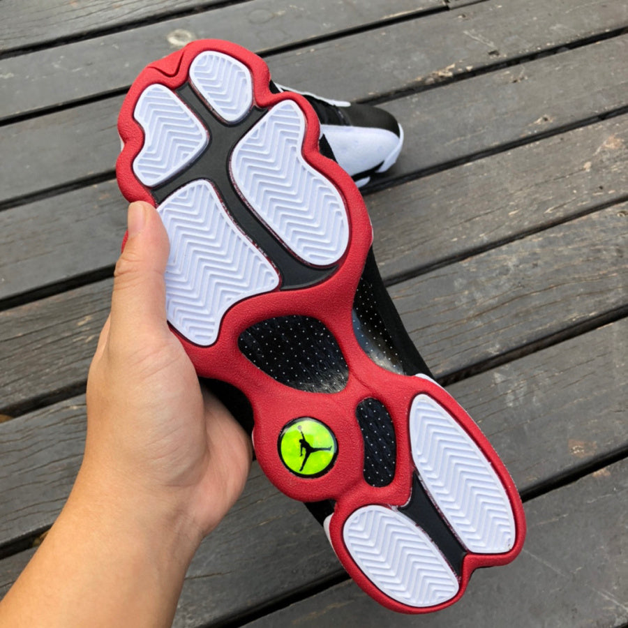Jordan 13 Retro 'he Got Game' Sneakers - Black Unisex Streetwear Limited Edition - The Air Jordan 13 Retro in the 'He Got Game' colorway is a classic and