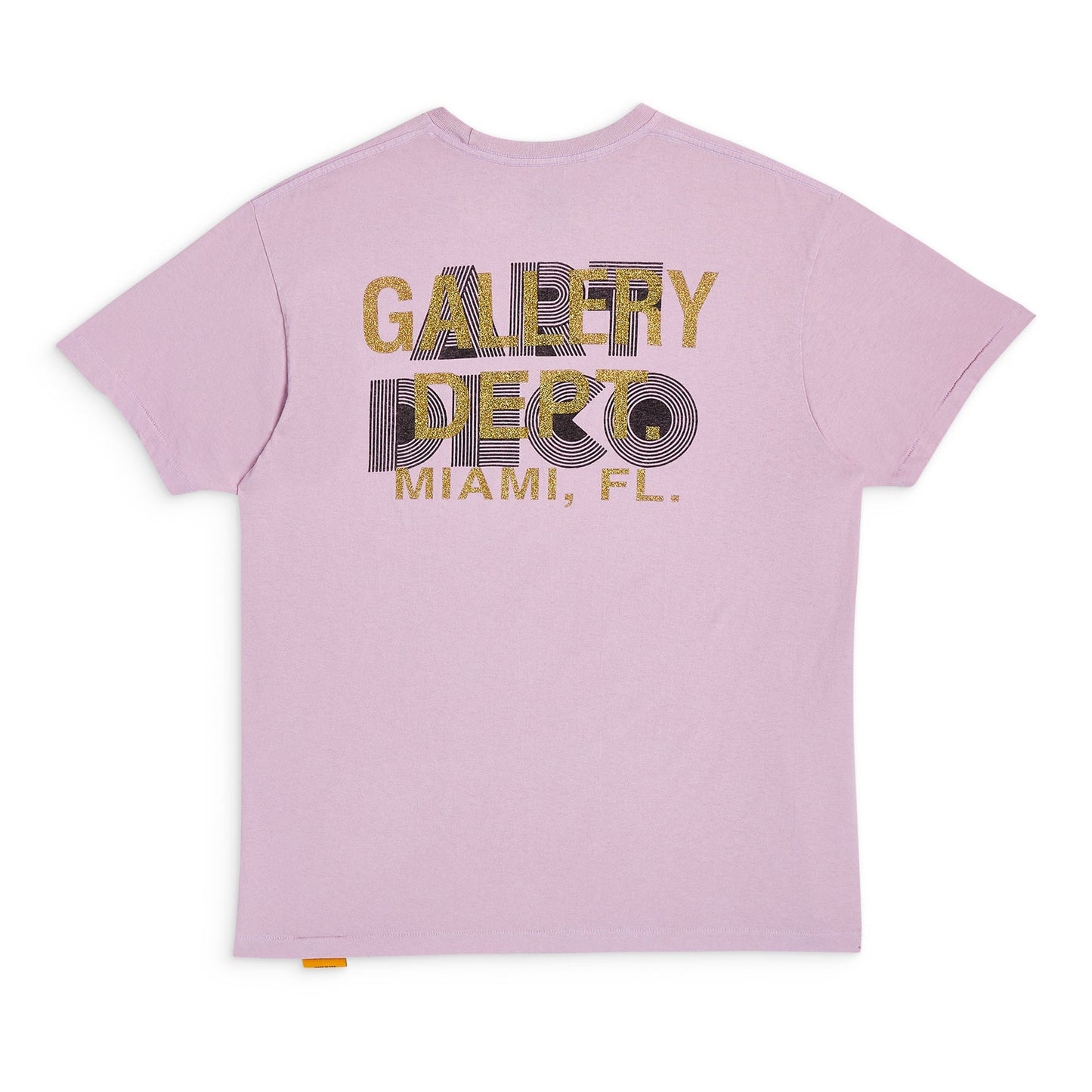 GALLERY Dept Art Deco Tee T-Shirt - Black Unisex Streetwear Limited Edition - **Gallery Dept. Miami Tee: Detailed Product Description** Elevate your casual wardrobe with the Gallery Dept.