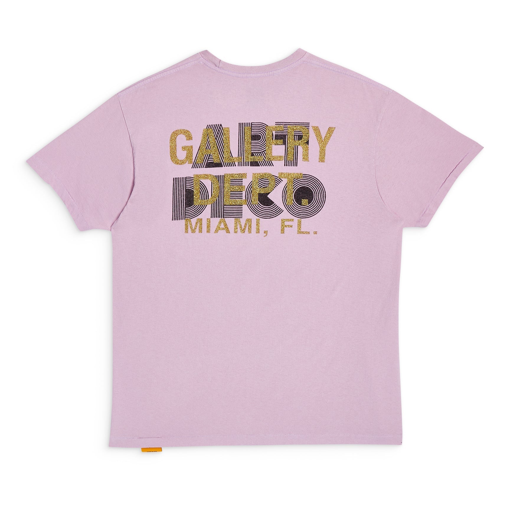 GALLERY Dept Art Deco Tee T-Shirt - Black Unisex Streetwear Limited Edition - **Gallery Dept. Miami Tee: Detailed Product Description** Elevate your casual wardrobe with the Gallery Dept.