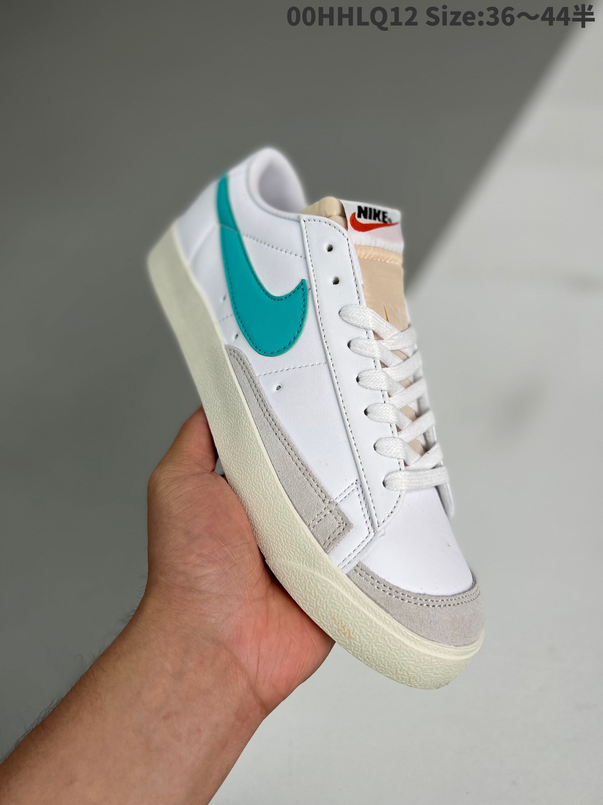 Nike Blazer Low'1977 - Black Unisex Streetwear Limited Edition - The Nike Blazer Low '1977' in white, blue, and black offers a fresh take on