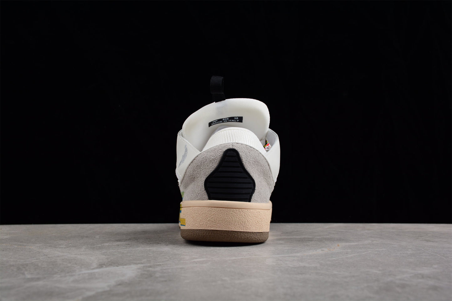 Low Top Sneakers With Multicolor Laces - White Unisex Streetwear Limited Edition - ### White Low Top Sneakers with Multicolor Laces Step into a world of vibrant style