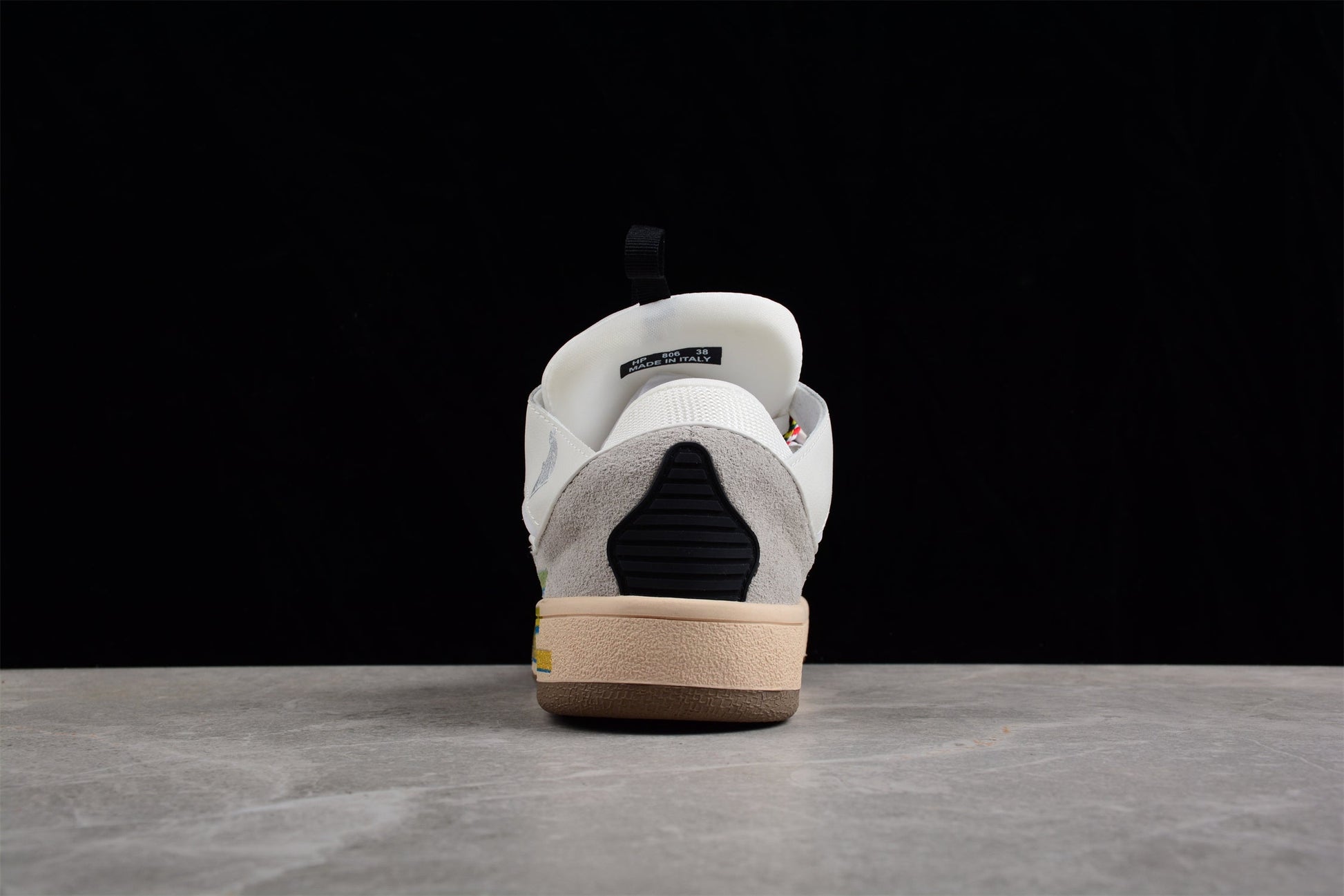 Low Top Sneakers With Multicolor Laces - White Unisex Streetwear Limited Edition - ### White Low Top Sneakers with Multicolor Laces Step into a world of vibrant style