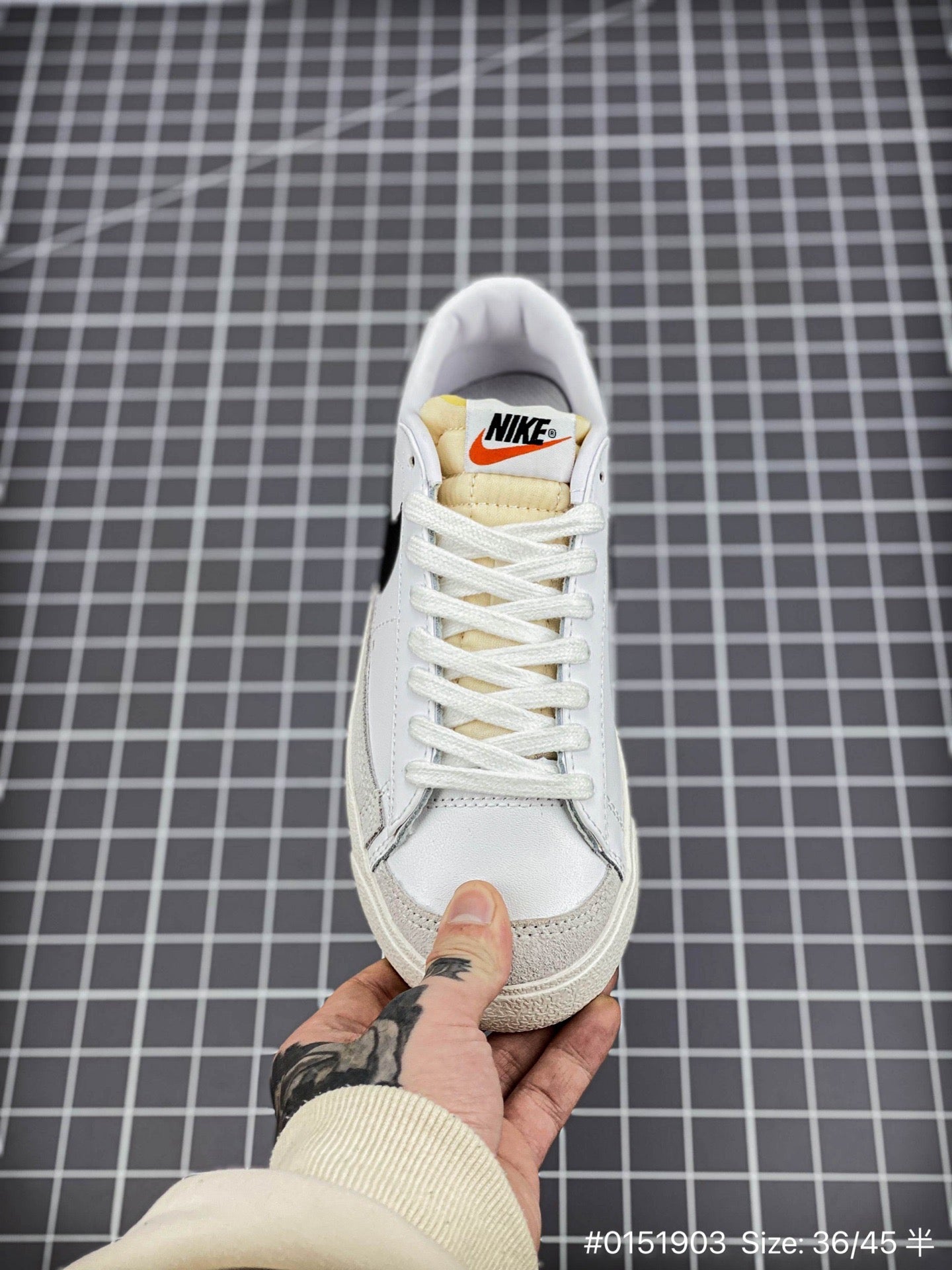 Nike Blazer Low'1977 Vintage - White Unisex Streetwear Limited Edition - The Nike Blazer Low '1977 Vintage 'Off-White' is a sophisticated twist on the classic silhouette,