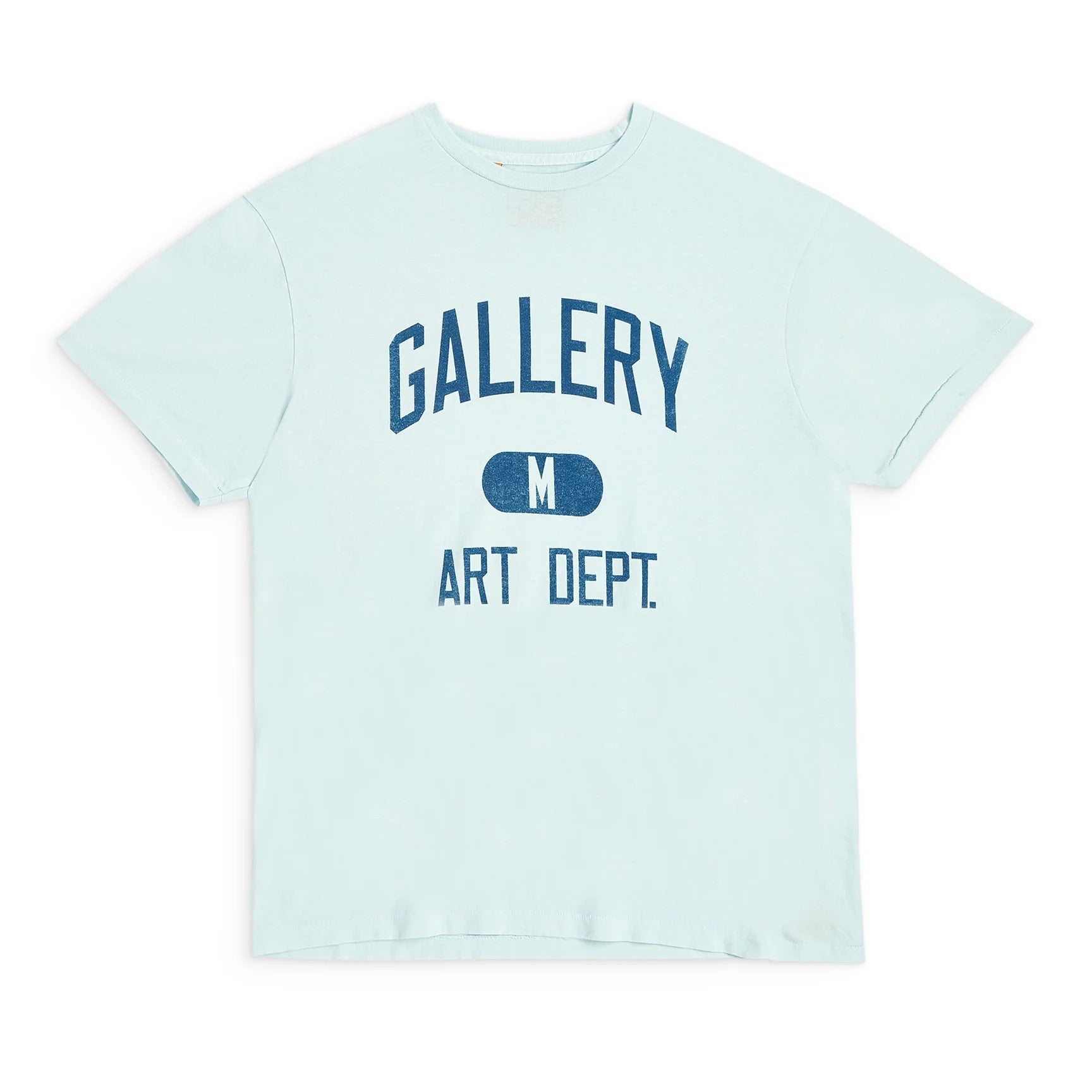 GALLERY Dept Art Dept Tee T-Shirt - Blue Unisex Streetwear Limited Edition - **Gallery Dept. Navy Blue Graphic Tee: Detailed Product Description** Introducing the Gallery Dept. Navy Blue