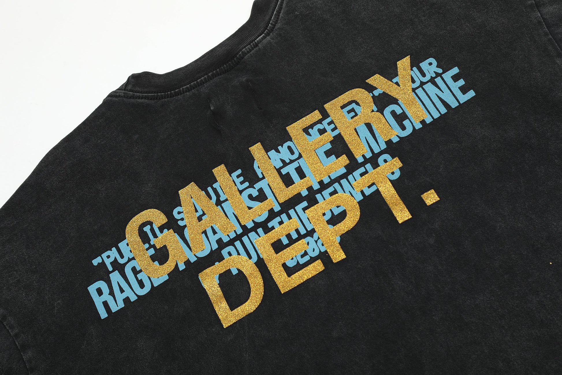 GALLERY Dept T-Shirt - Black Unisex Streetwear Limited Edition - The Gallery Dept. 'Enlightened' Tee is a unique and bold addition to your wardrobe. Crafted