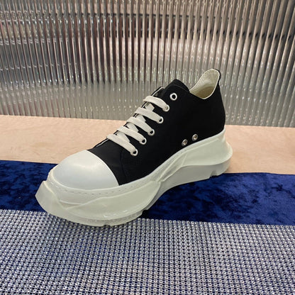 Rick Owens Low-top Sneakers - And White - Black Unisex Streetwear Limited Edition - ### Rick Owens Low-Top Sneakers - Black and White Introducing the Rick Owens Low-Top Sneakers