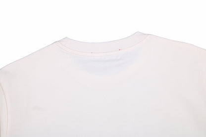 Camiseta GUCCI x BALENCIAGA DRIP LOGO color crema