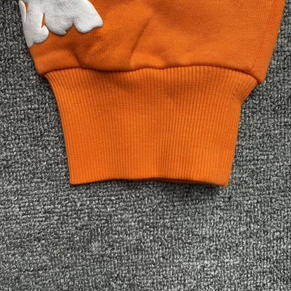 DENIM Tears Cotton Wreath Hoodie - Orange Unisex Streetwear Limited Edition