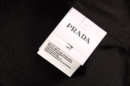 Chemise à manches courtes et boutonnée Prada