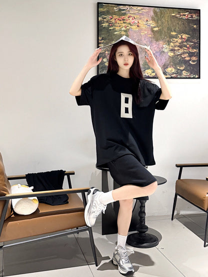 Fear Of God Number 8 T-shirt (black) Unisex Streetwear Limited Edition - <p dir='ltr'><span>This Fear of God t-shirt features a bold number '8' graphic on the