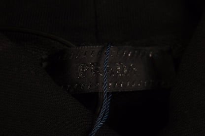 Prada Milano Black Hoodie - logo - replica sneakers