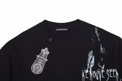 CHROME Hearts - Kids See Ghosts T-shirt - Black Unisex Streetwear Limited Edition