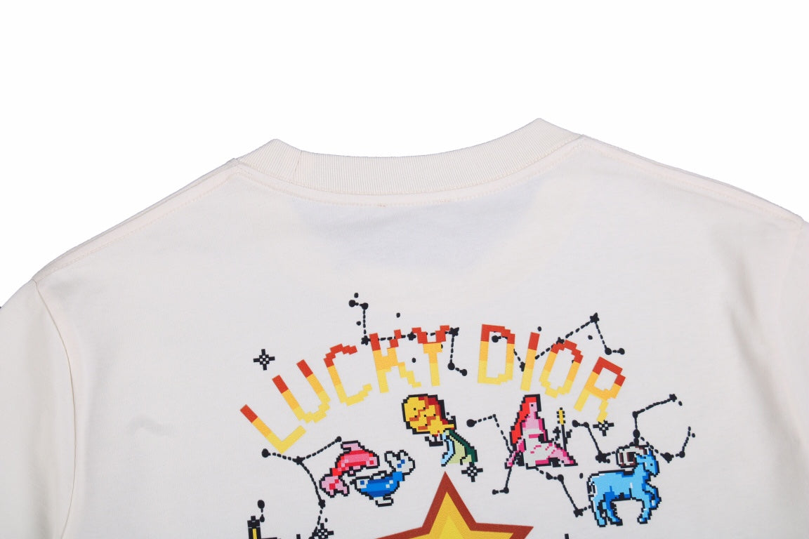 Camiseta con logo degradado de Dior