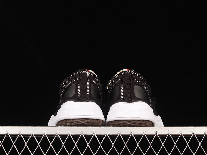 MAISON Mihara Yasuhiro Peterson Og Sole Canvas Low Sneakers - Black Unisex Streetwear Limited Edition