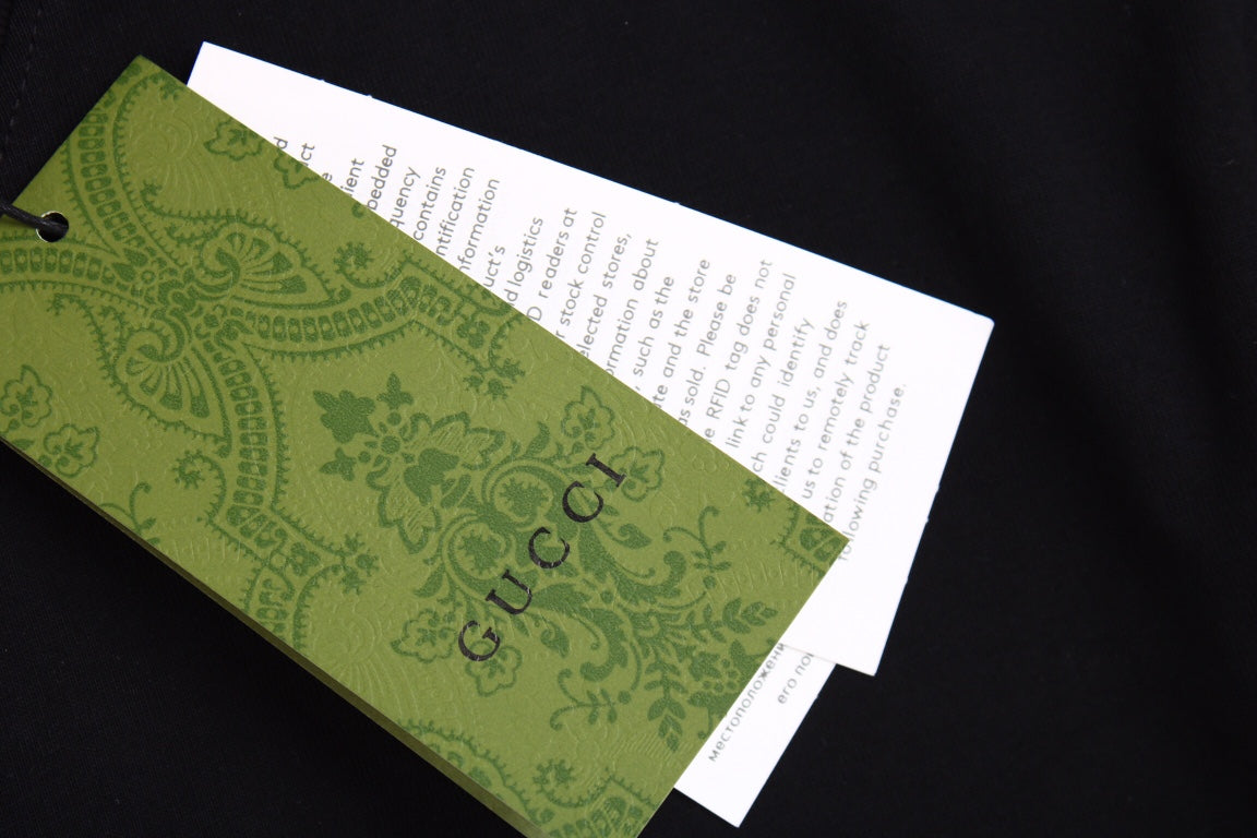 Camiseta Gucci Bunny Trio (Negra)