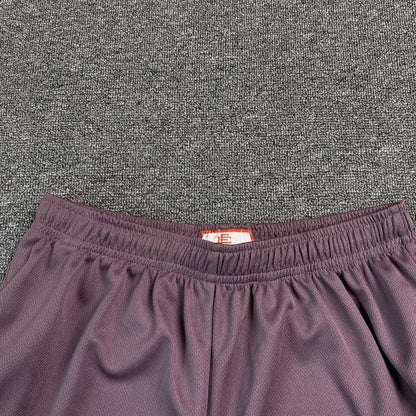 ERIC Emanuel Ee Basic Shorts Vintage Violet - - Yellow Unisex Streetwear Limited Edition - The ERIC EMMANUEL EE BASIC SHORTS VINTAGE VIOLET/YELLOW - REPLICA combine luxury streetwear aesthetics with