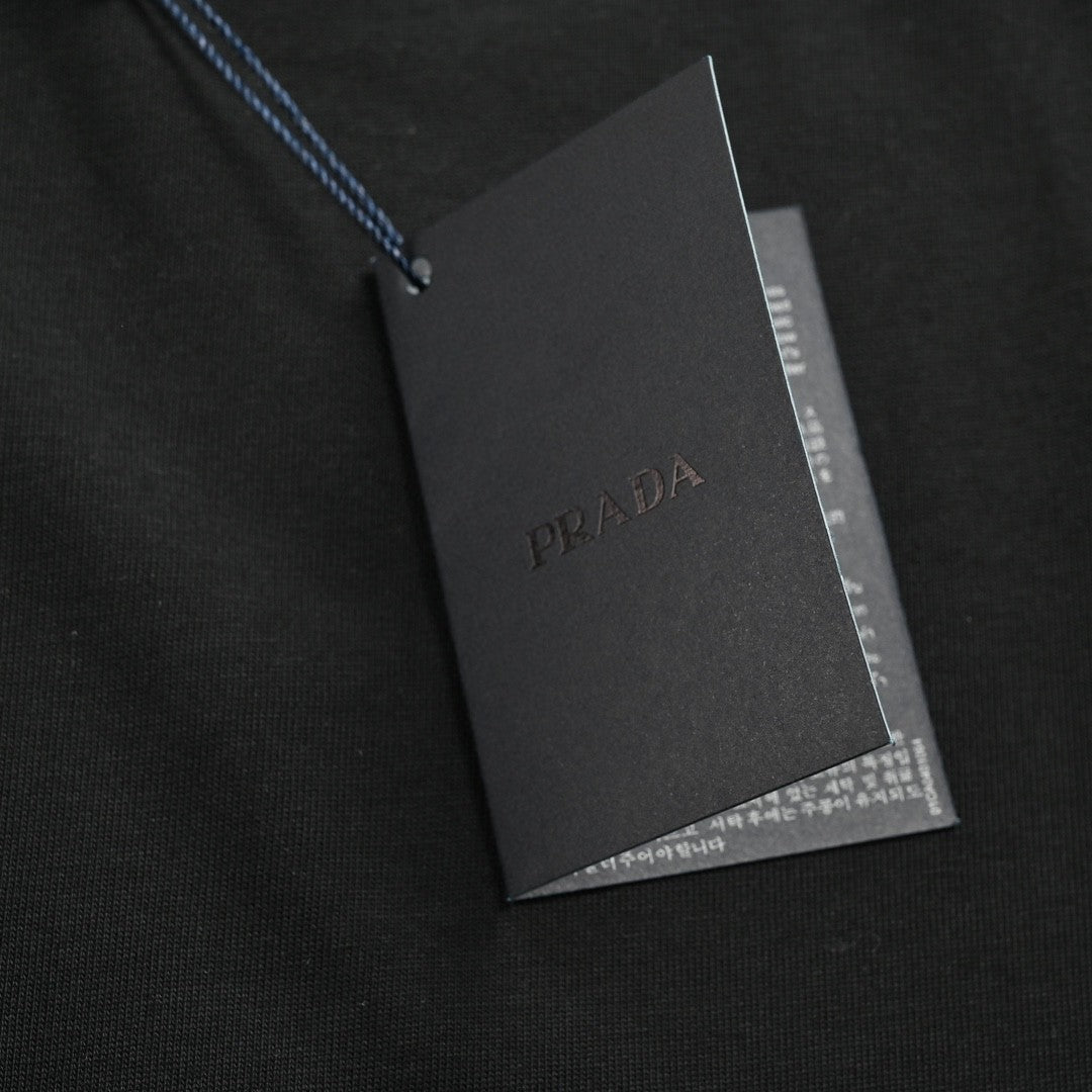 PRADA Milano T-shirt - Black Unisex Streetwear Limited Edition