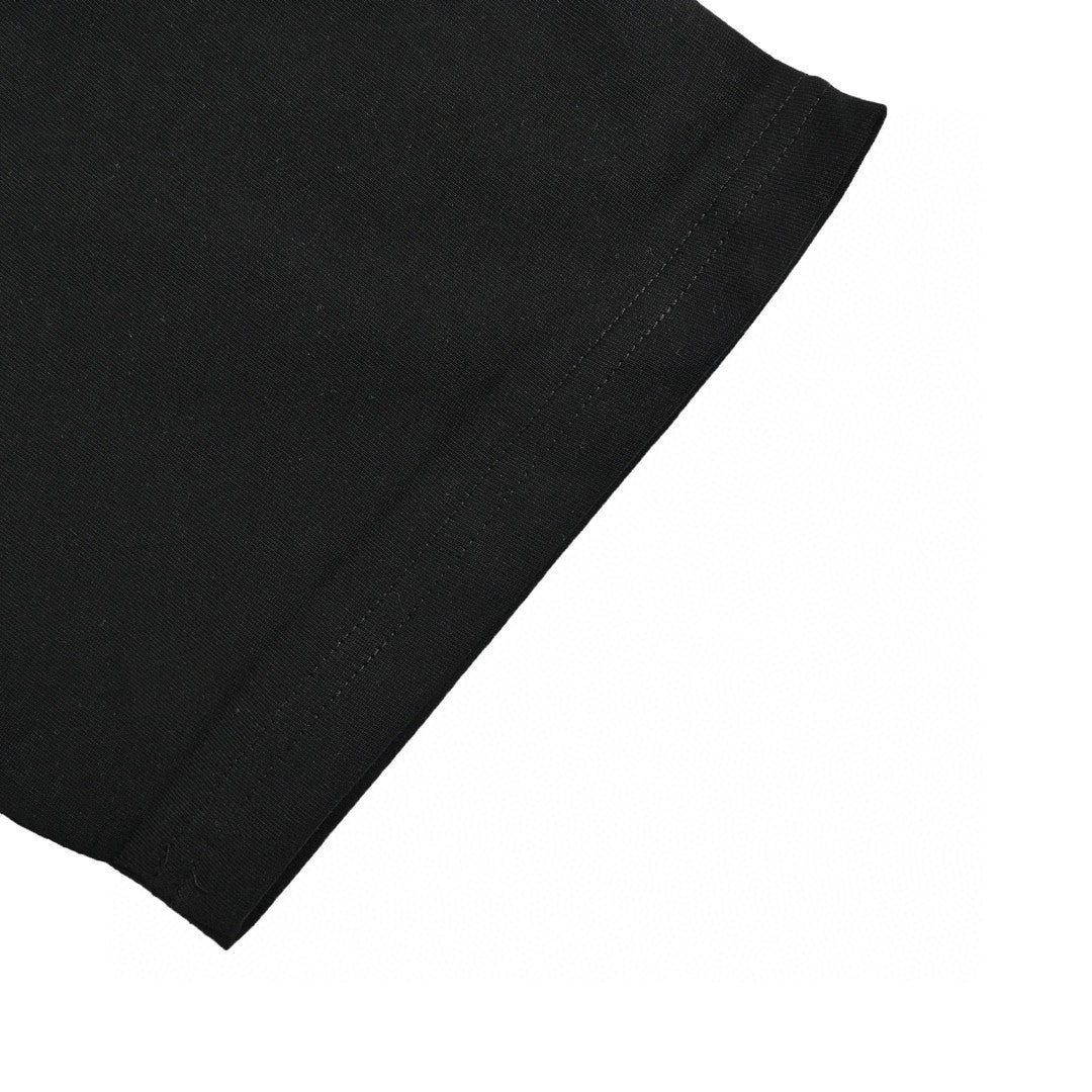 Camiseta con motivo de monograma Dior (negra)