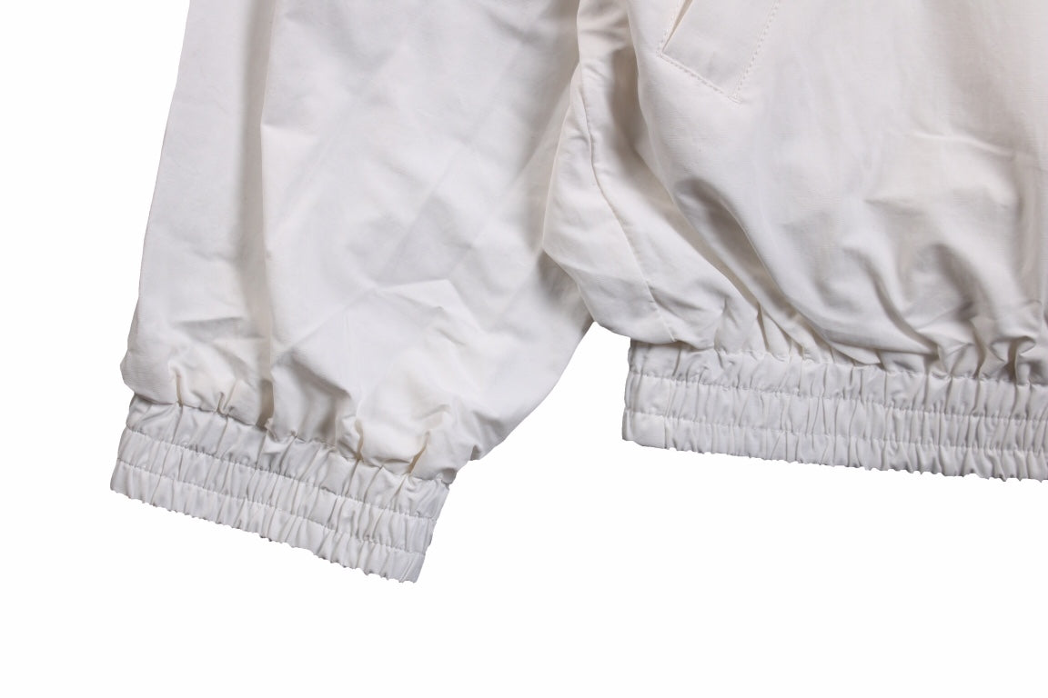 Veste à fermeture éclair blanche de Balenciaga