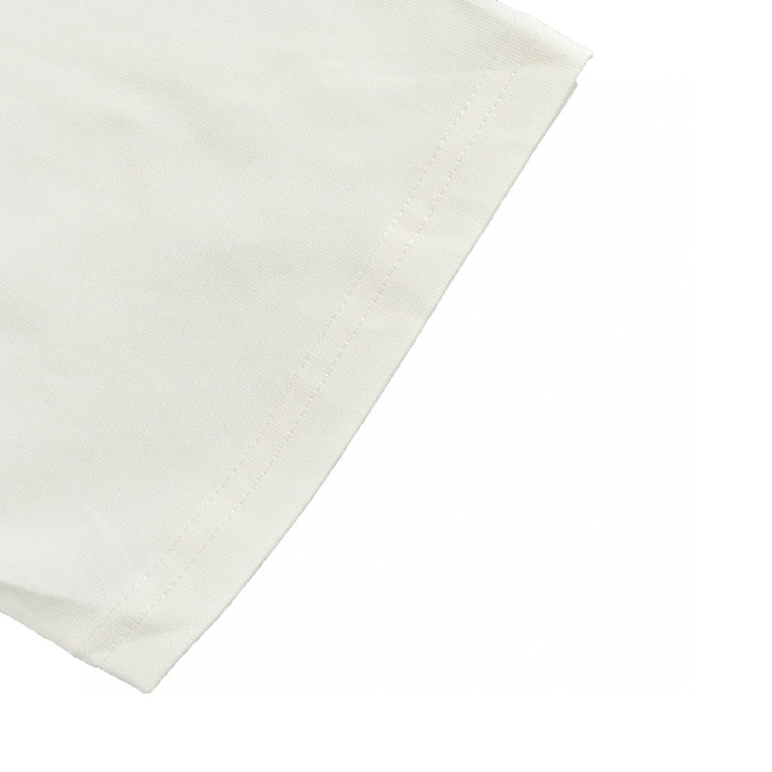 T-shirt blanc Dior à logo gris, taille oversize