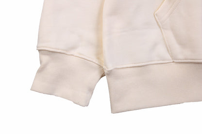 Sudadera con capucha Gucci con logo arcoíris - Crema