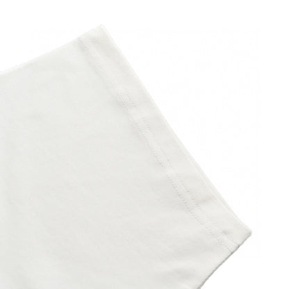 Prada Milano Logo T-Shirt (White) - close up - replica sneakers