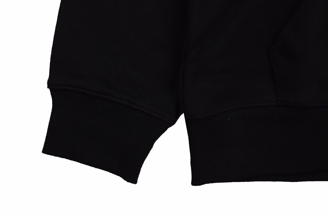 Prada Milano Black Hoodie - close up - replica sneakers