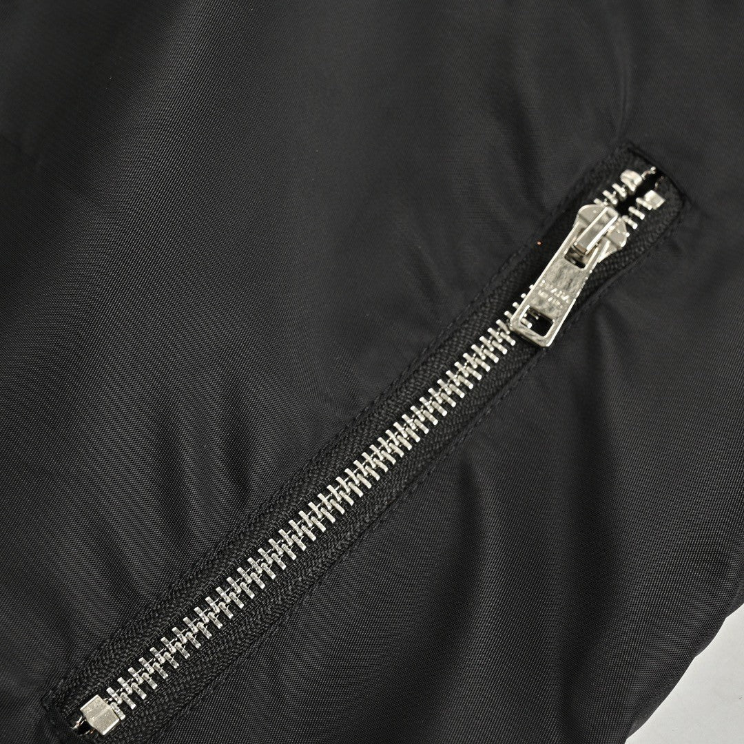 Prada Nylon Jacket - close up - replica sneakers