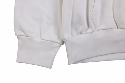 Sudadera blanca con logo de Balenciaga