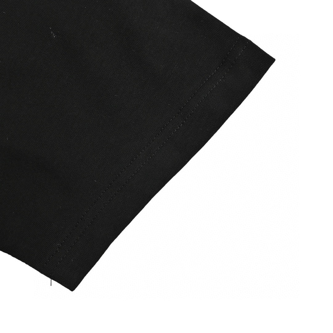 Camiseta con el logo artístico de Dior (negra)