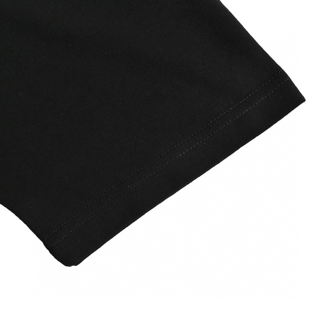 Camiseta Gucci con logo de vaca de dibujos animados (negra)