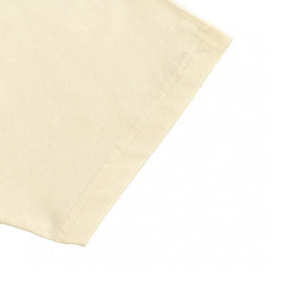 Camiseta beige con logo triangular de Gucci