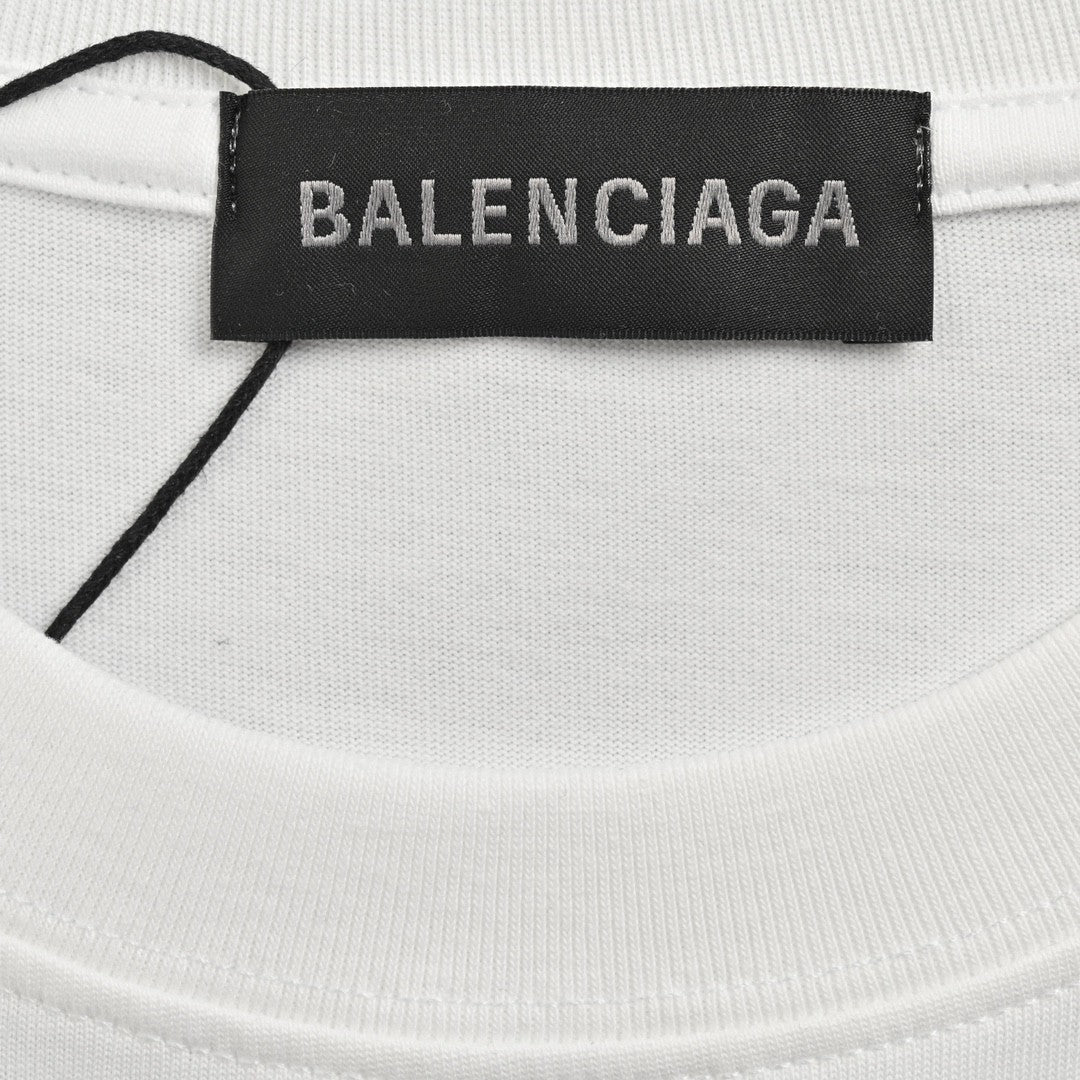 T-shirt à logo graphique multicolore de Balenciaga