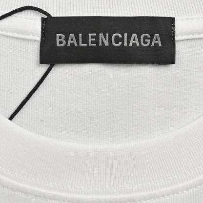T-shirt à logo graphique multicolore de Balenciaga