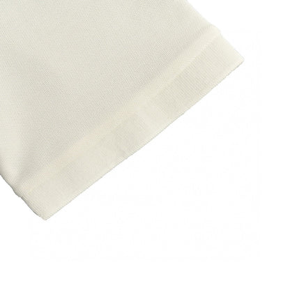 Prada Classic White Polo Shirt - close up - replica sneakers