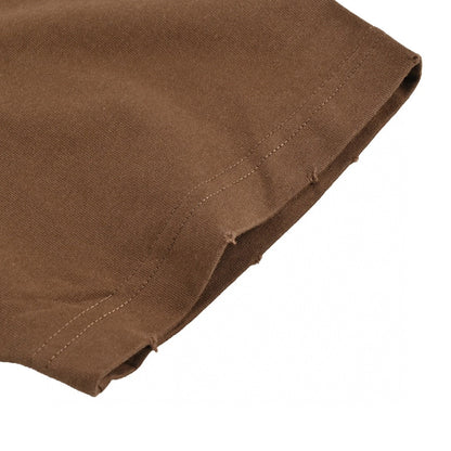 Camiseta de campaña política de Balenciaga (marrón)