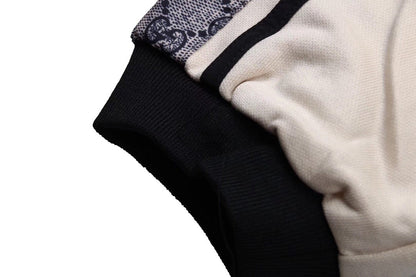 Chaqueta deportiva Gucci GG Supreme con rayas - Negra